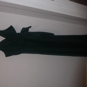Elegant Dark Green Maxi Dress